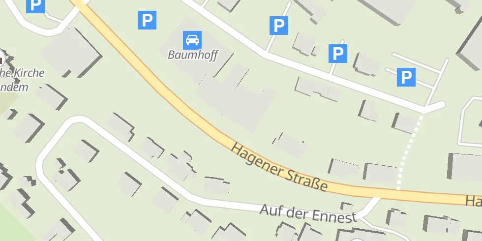 Kartenausschnitt: Hagener Straße 64, 57368 Lennestadt